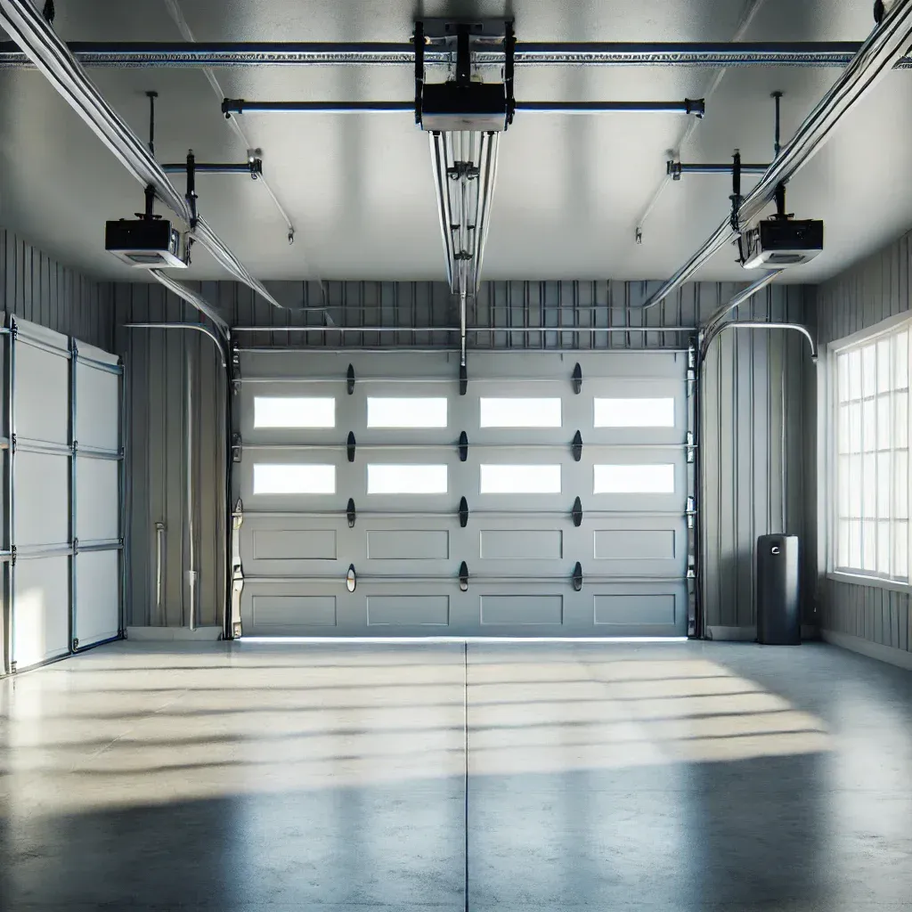 Garage door tracks maintenance