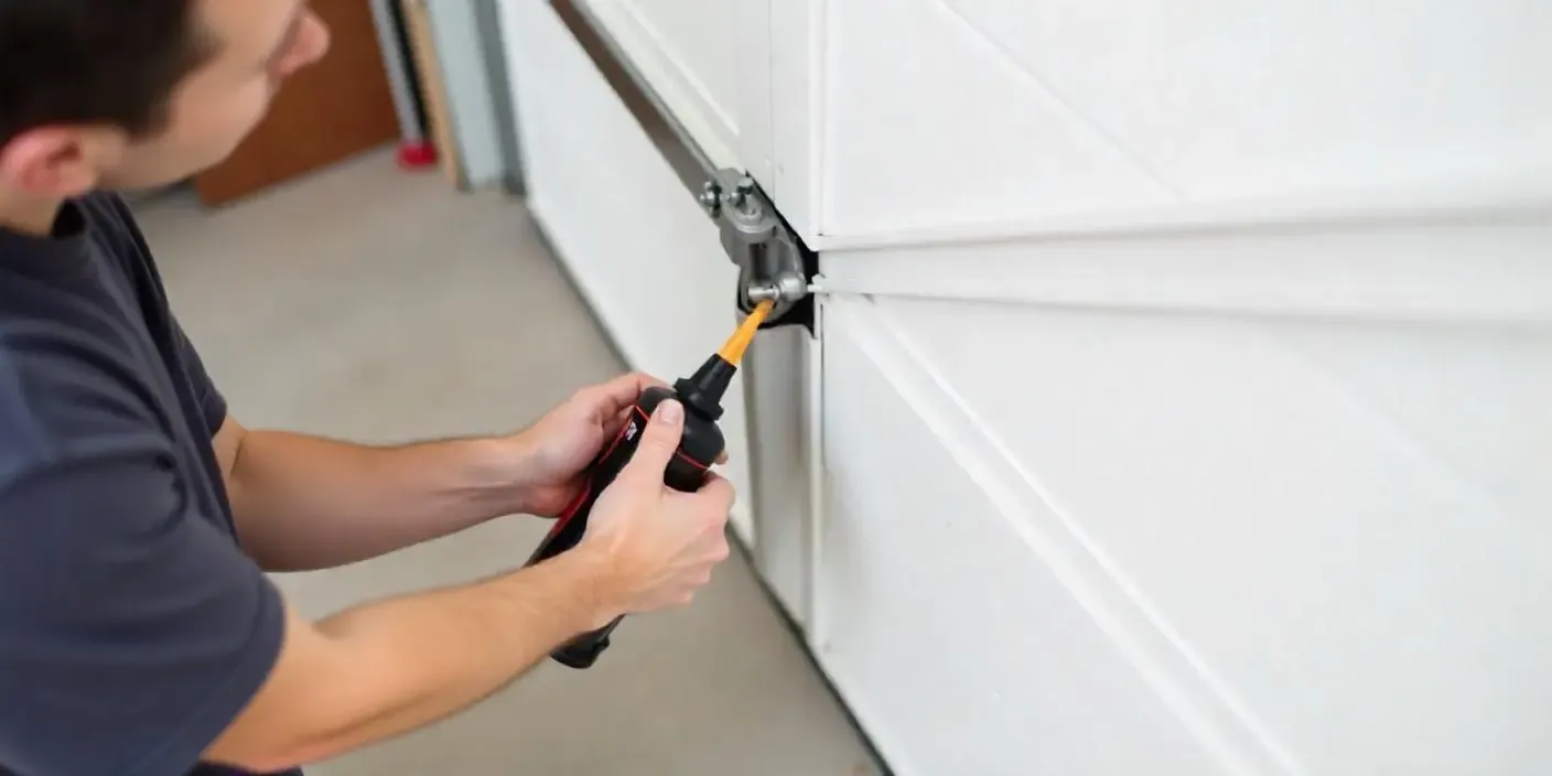 checking the exterior door