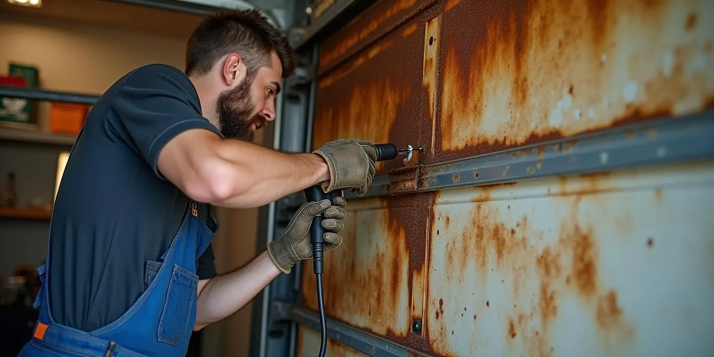 How to Destroy Garage Door Rust for Severe Cases