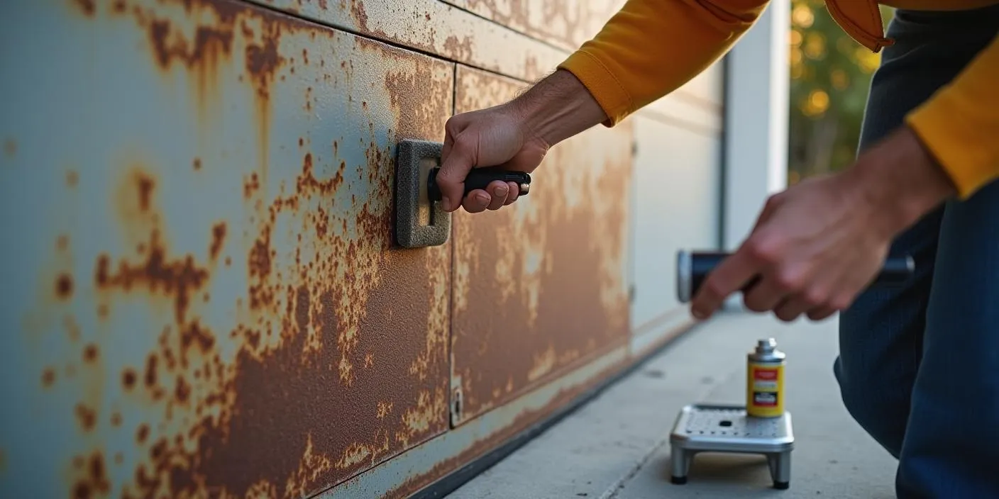How to Remove Rust from Garage Door