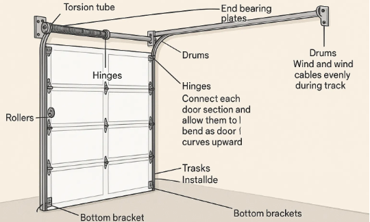 Garage Door Part Names and Their Functions