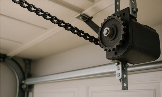 How to Adjust a Garage Door Chain