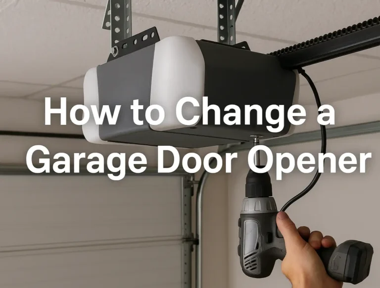 How to Change a Garage Door Opener: Get a New One Installed Easily