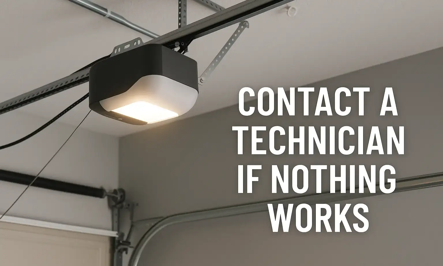 Contact a Technician If Nothing Works