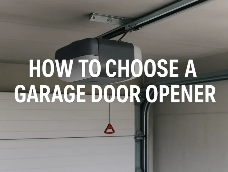 How to Choose a Garage Door Opener: Buyer’s Guide for Homes and Businesses