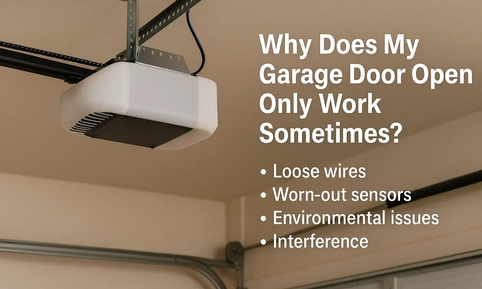 Why Does My Garage Door Opener Only Work Sometimes