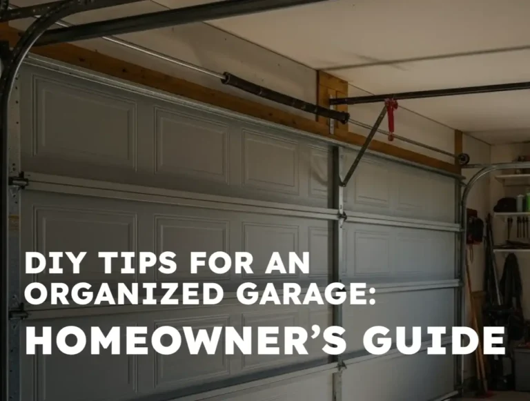 DIY Tips for an Organized Garage: Homeowner’s Guide