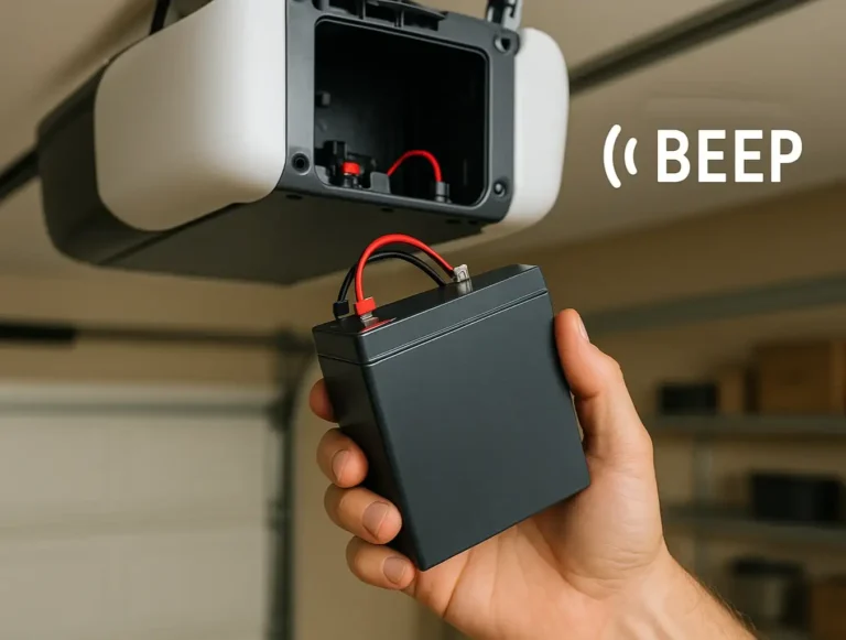 Changing the Backup Battery in Your Main Garage Door Opener Unit