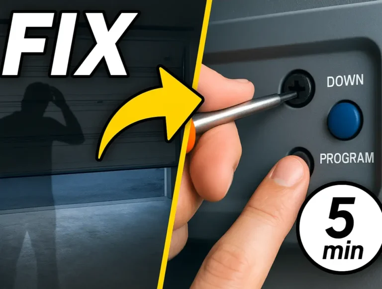 Step-by-Step Guide to Resetting Garage Door Opener Travel