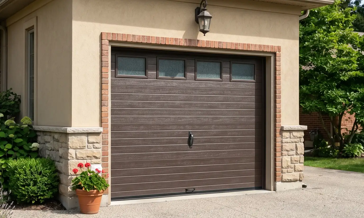 The Appeal of Imitation Wood Garage Doors