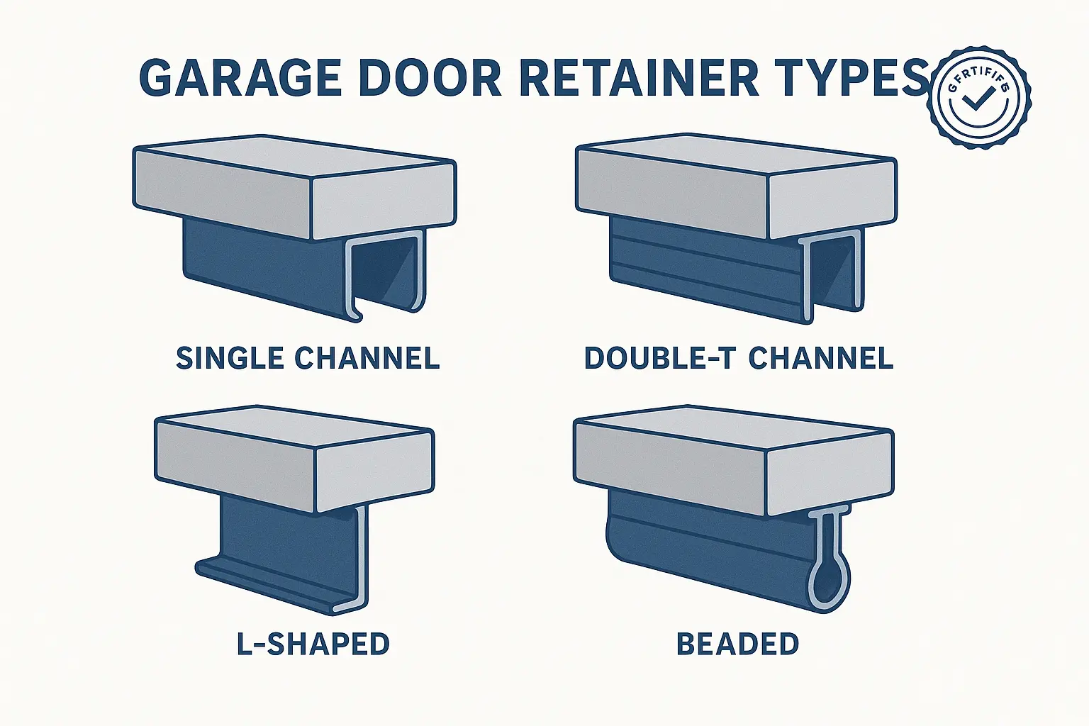 Visualizing the critical door retainer types to avoid costly mistakes — your bottom seal choice depends on this foundation.