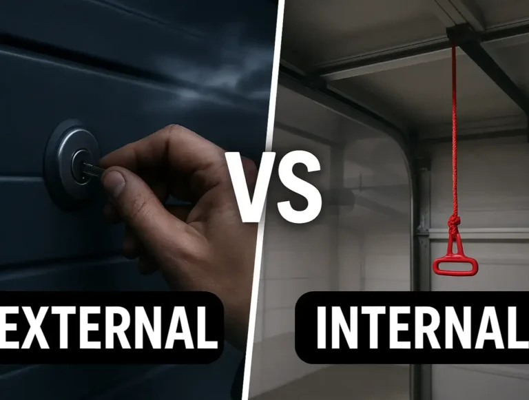 The Red Cord vs. The Keyed Lock: Your Guide to Garage Door Emergency Releases