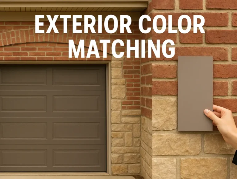 How to Choose a Garage Door Color That Matches Your Exterior