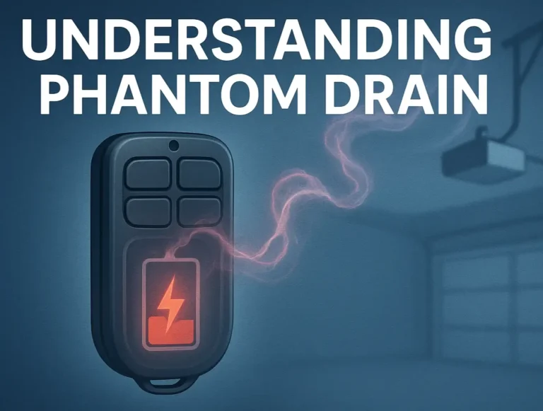 Phantom Drain: The Hidden Reason Your Garage Door Remote Battery Keeps Dying
