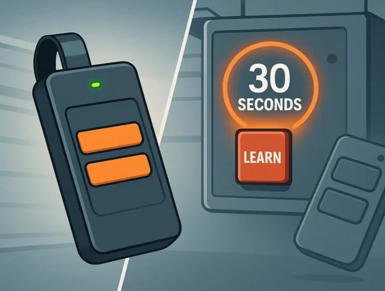 Programming a Universal Garage Door Remote