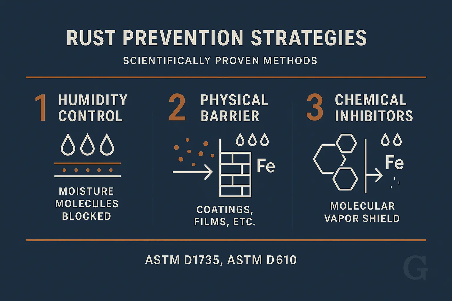 At-a-glance comparison of rust preventative product categories simplifying complex evaluation for tool protection decisions.