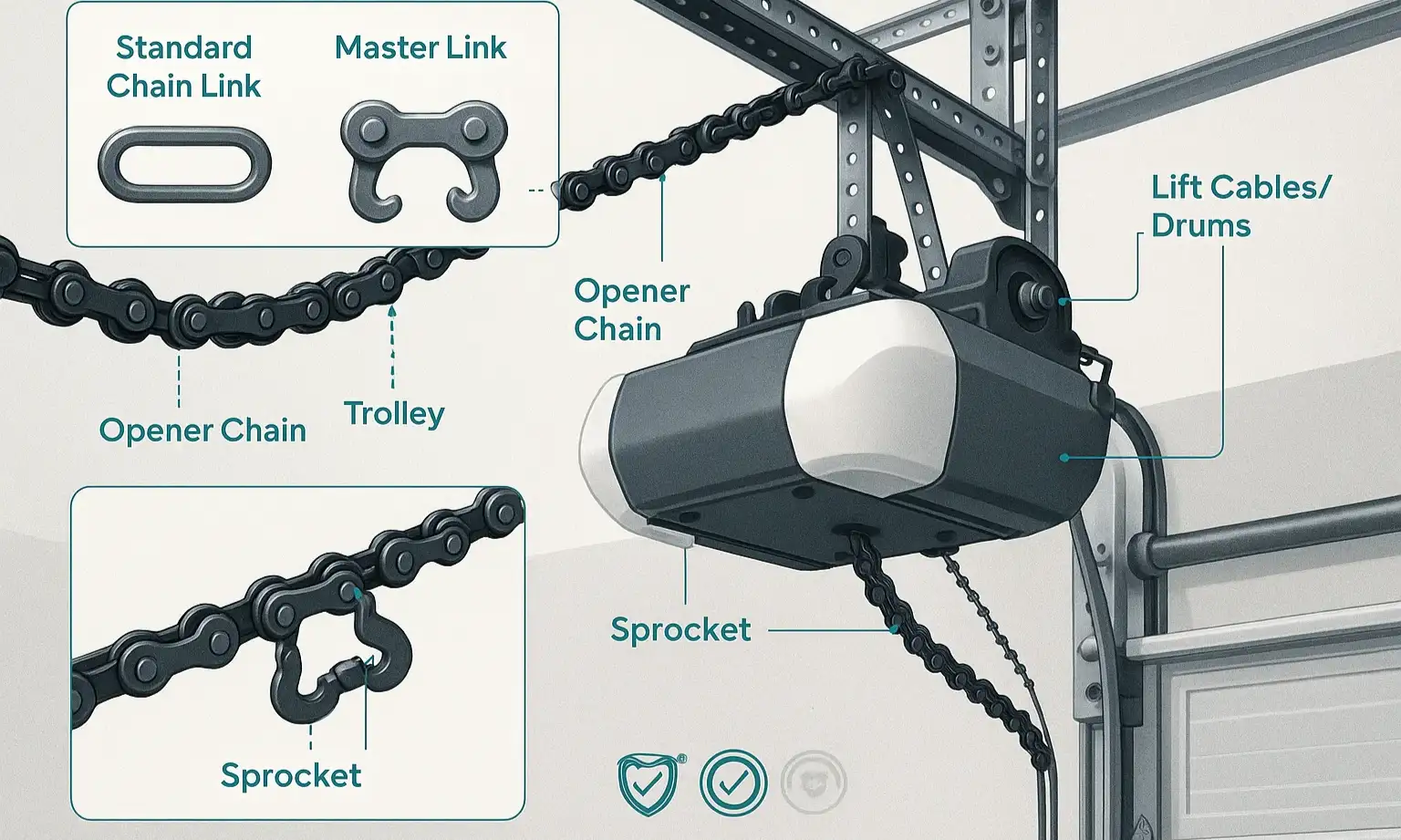 Understanding Your Garage Door Opener Chain System