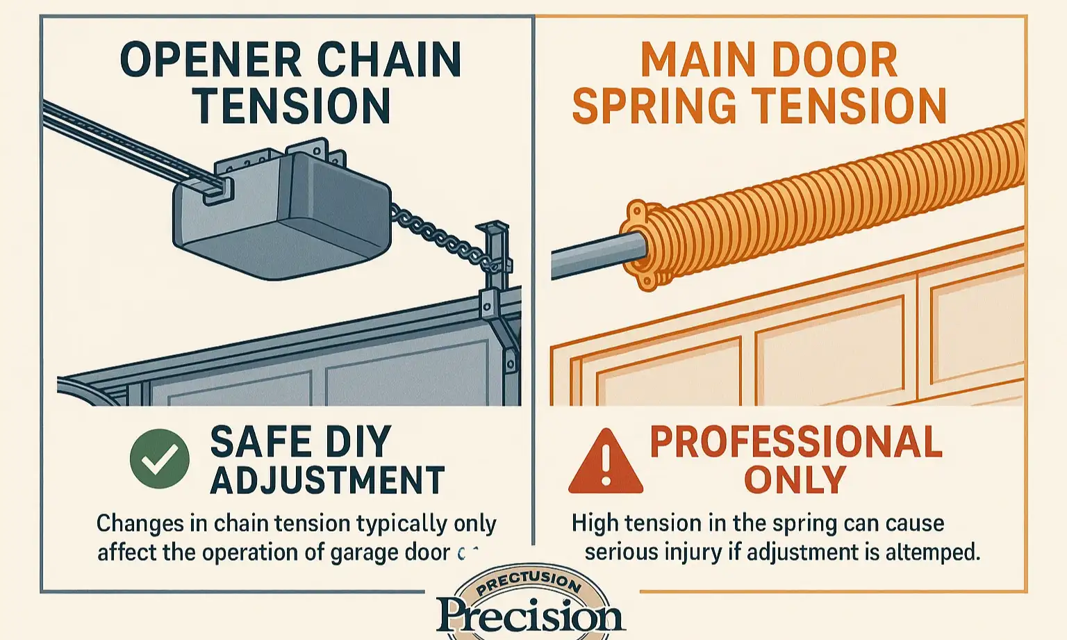 Understanding Safe and Unsafe Garage Door Adjustments