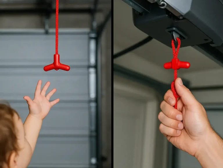 How to Prevent Accidental Garage Door Emergency Release Activation