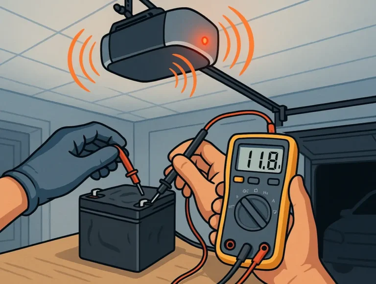 Your Garage Door Opener is Beeping. Here’s How to Know if the Battery is Dying