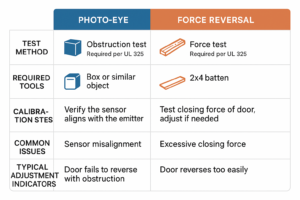 Photo Eye s Force Reversal Safety Systems