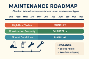 An infographic with a split-screen design. 