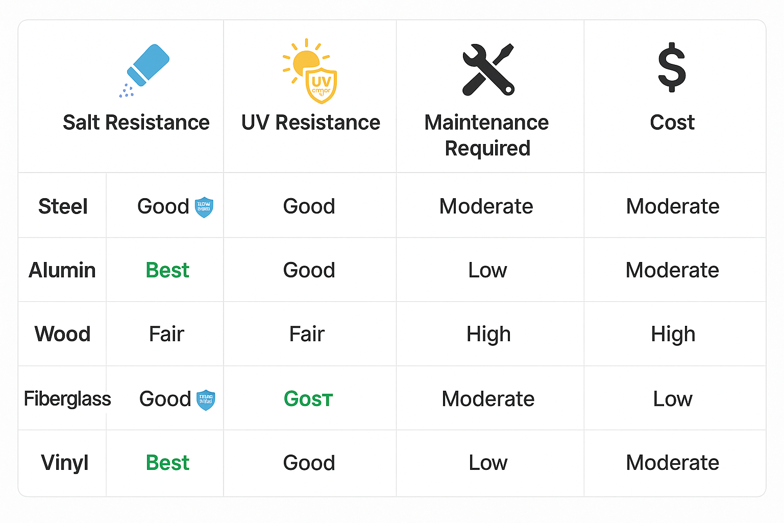 Understand how the 'One-Two Punch' of UV rays and salt air synergistically accelerates garage door wear in coastal environments.