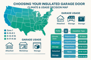 Beyond insulation cores: Learn how quality weather seals, thermal breaks, and windows significantly elevate your garage door’s energy performance for lasting comfort.