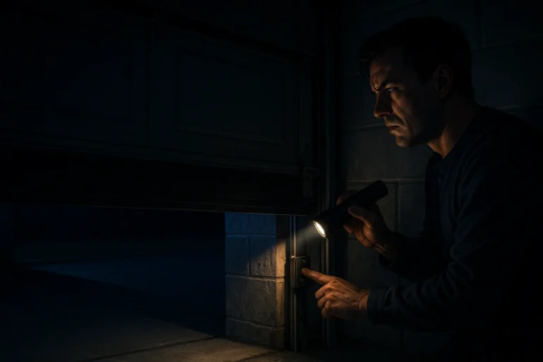 Garage Door Won’t Close at Night: A 10-Minute Triage Before You Call Anyone