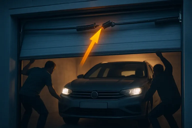 Broken Spring on a Weekend: Getting Your Car Out Safely