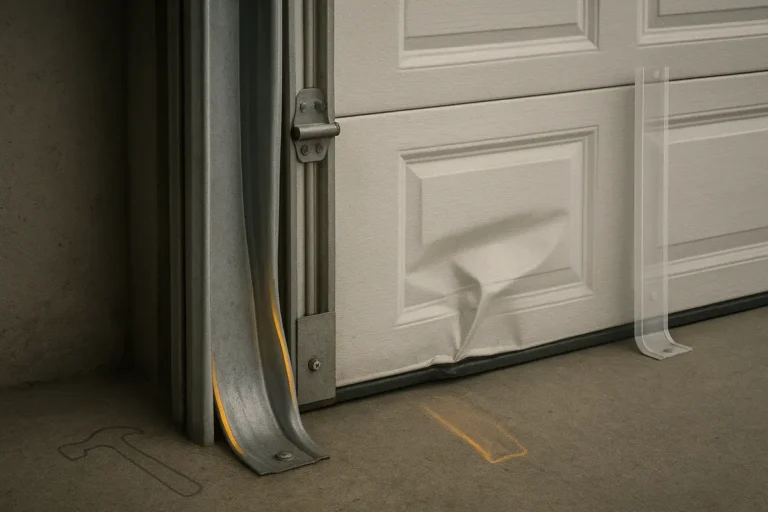 Bent Track After Backing Into the Door: Repair or Replace the Section?